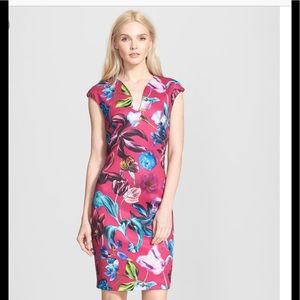 Ted Baker Floral midi dress